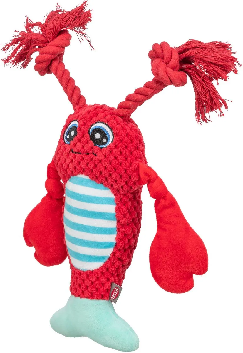 Trixie Kreeft Flostouw - Rood 34x17x10,5cm