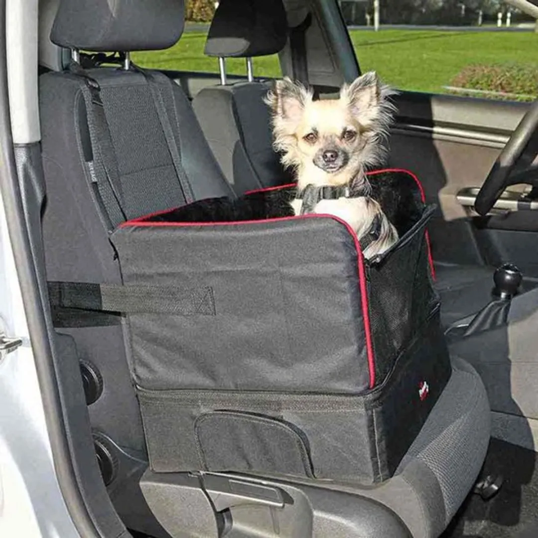 Trixie Autostoel Voor Kleine Honden - Zwart 45x38x37cm - afbeelding 6 van 6