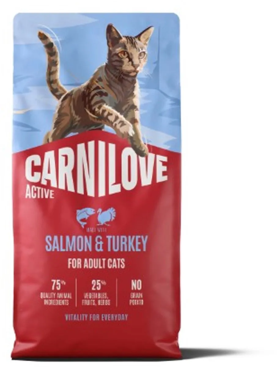 Carnilove Active Kattenvoer Zalm & Kalkoen 6kg