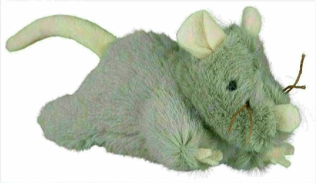 Trixie Pluche Muis Blauw