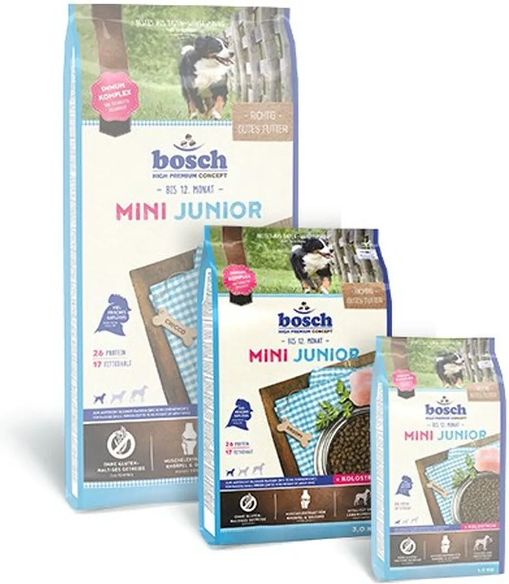 Bosch Mini Junior Puppy/Junior Hondenvoer 3kg