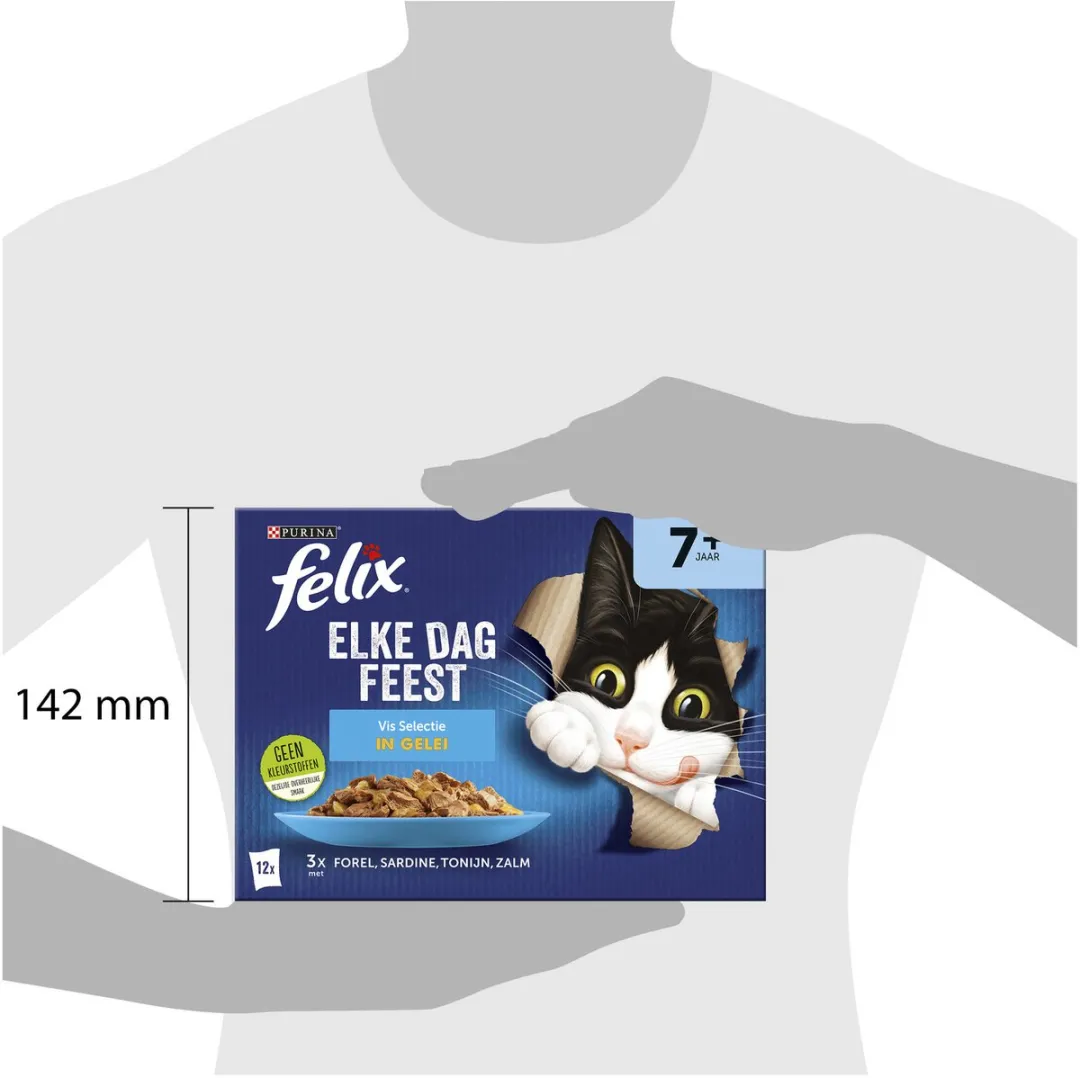 Felix Elke Dag Feest Vis Selectie in Gelei 12x85g