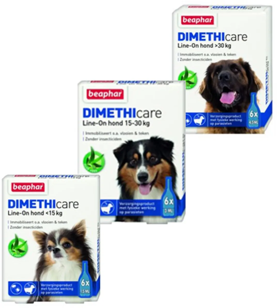 Beaphar Dimethicare Line-On Hond 6g - Anti vlooien/teken