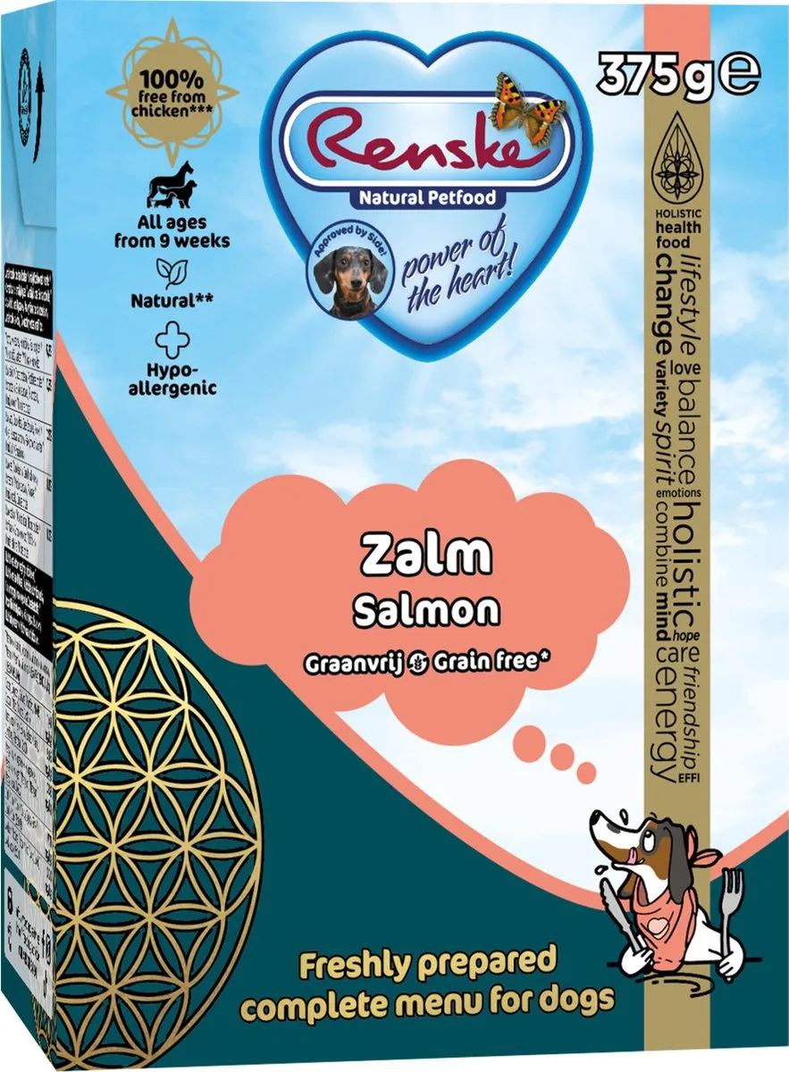 Renske Vers Graanvrij Hondenvoer Konijn & Eend 375g