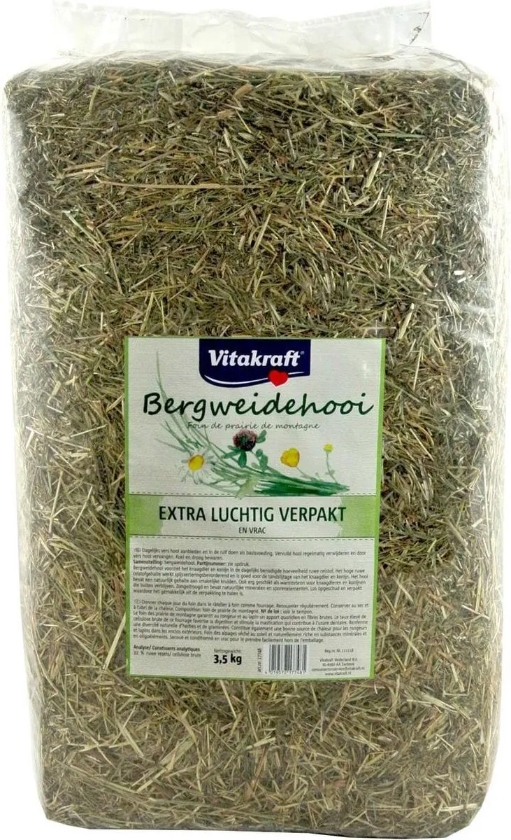 Vitakraft Natuurgoed Bergweidehooi 3,5kg