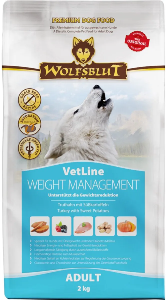 Wolfsblut VetLine Weight Management - 20 kg (4x5kg)