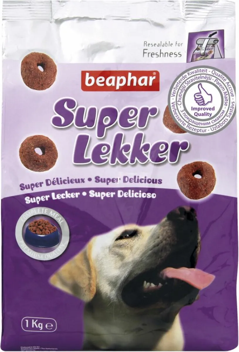 Beaphar Super Lekker Hondenbrok 1kg
