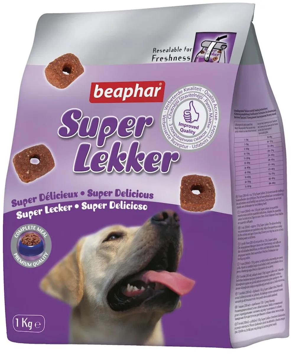 Beaphar Super Lekker Hondenbrok 1kg