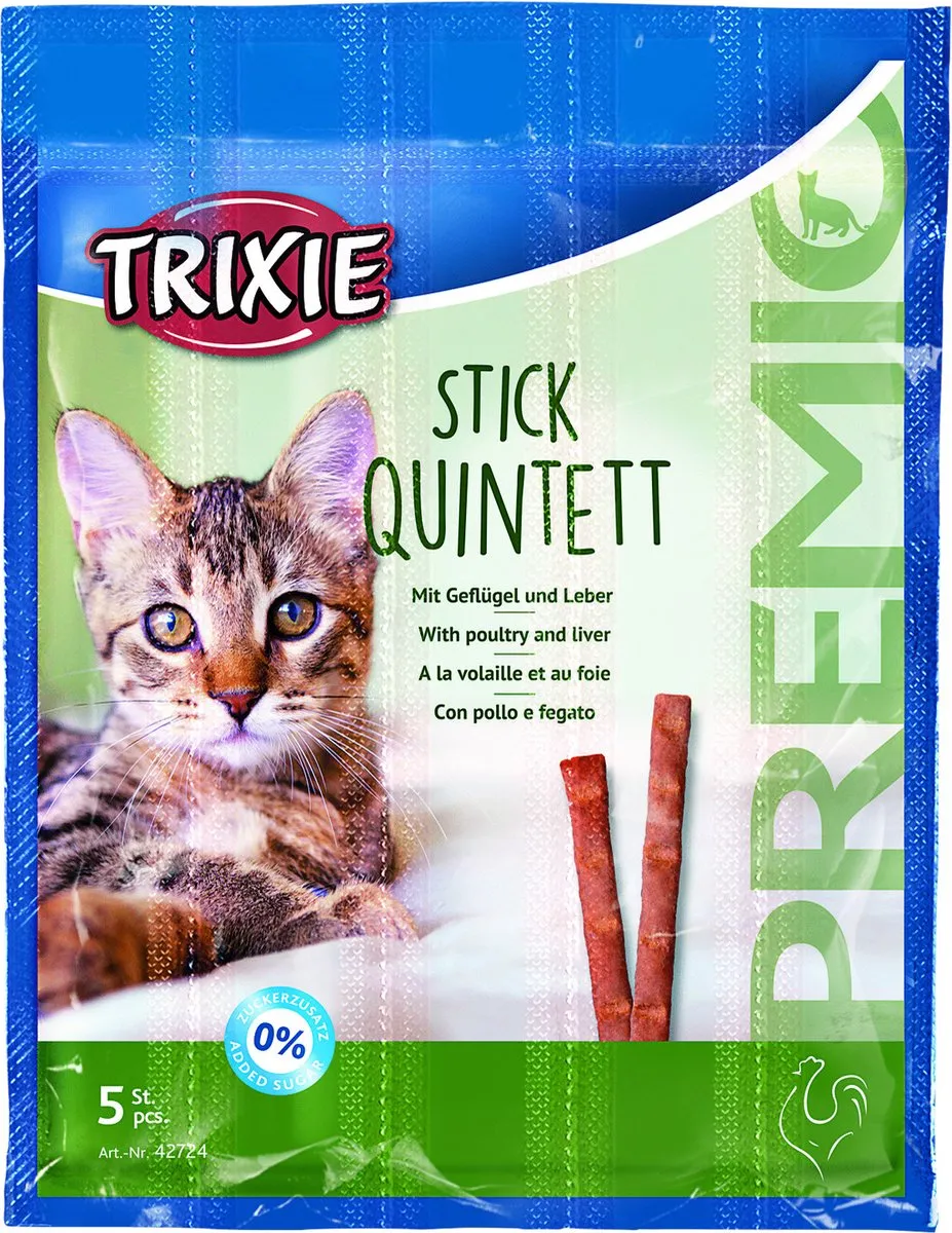Trixie Premio Stick Quintett Gevogelte 25g