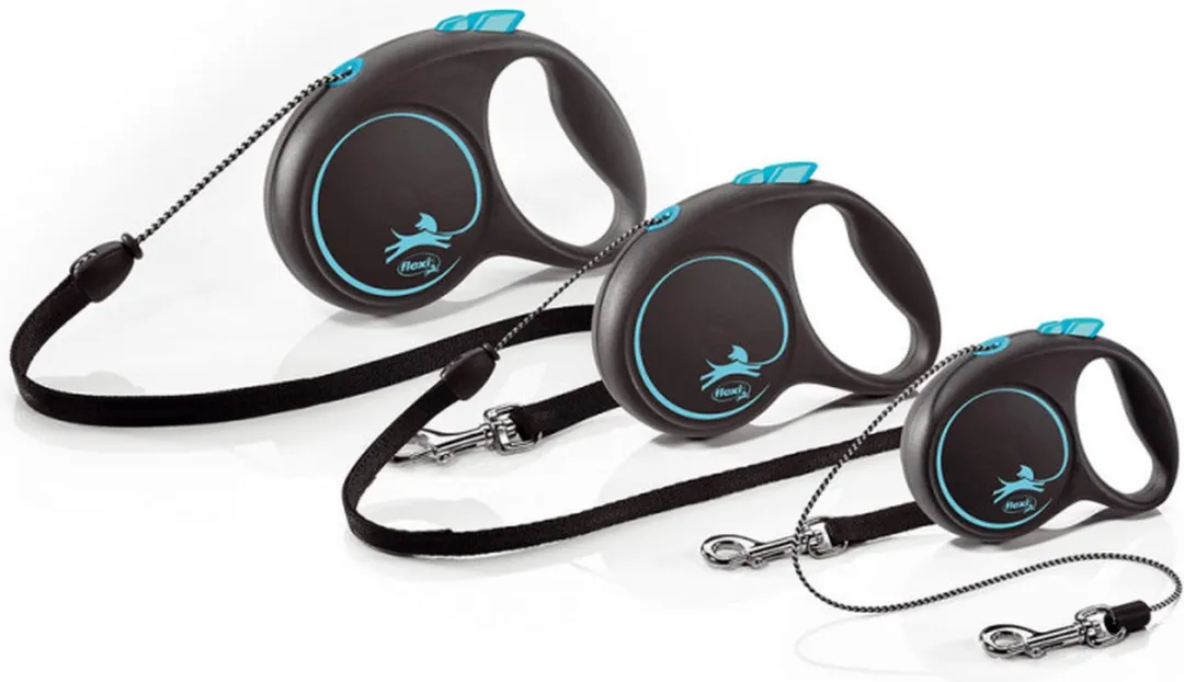 Flexi Rollijn Black Design Cord - Groen - One Size