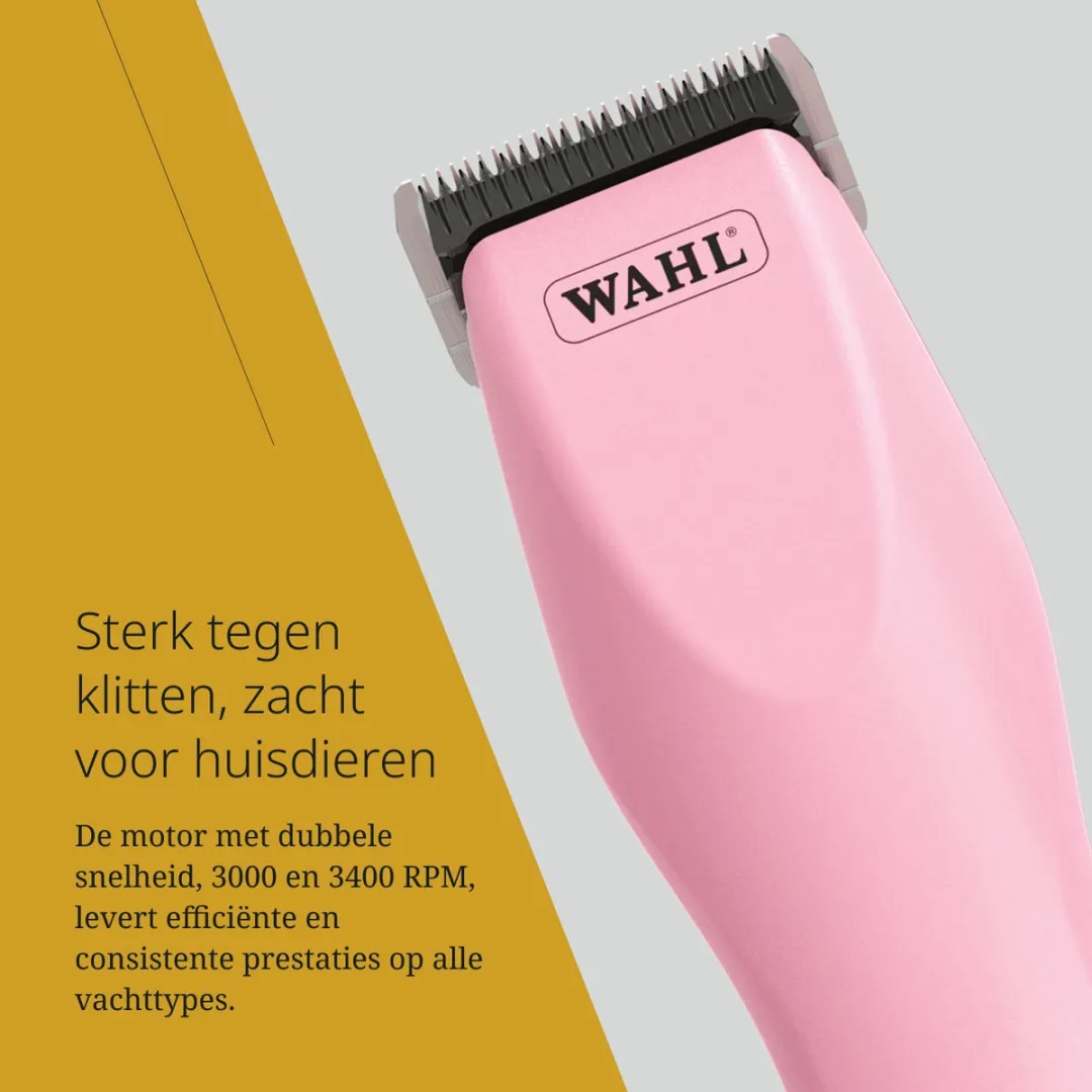 Wahl KM2+ Dierentrimmer - Roze