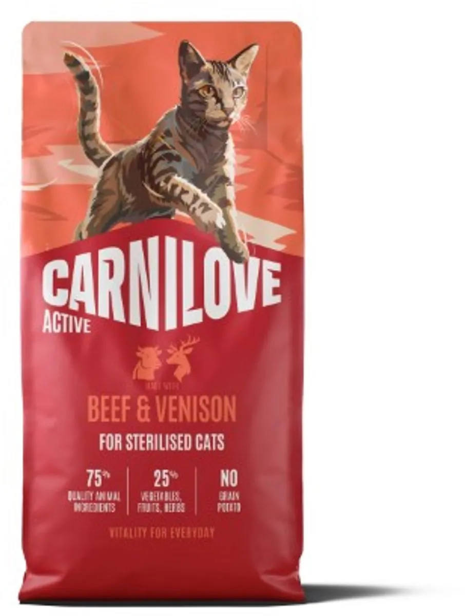 Carnilove Active Kat Voer Rund & Hert 6kg