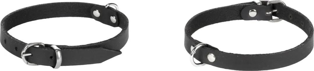 Flamingo Seattle Halsband - Zwart L 44-51cm