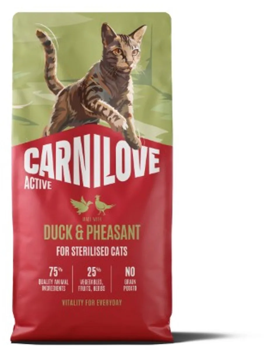Carnilove Active Kat Duck & Fazant 6kg