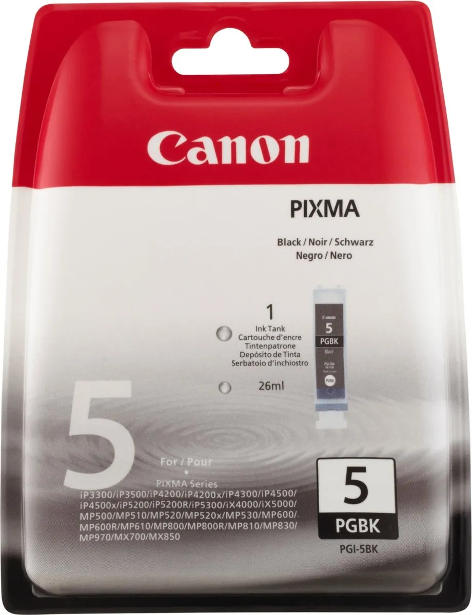 Canon PGI-5 Inktcartridge Zwart