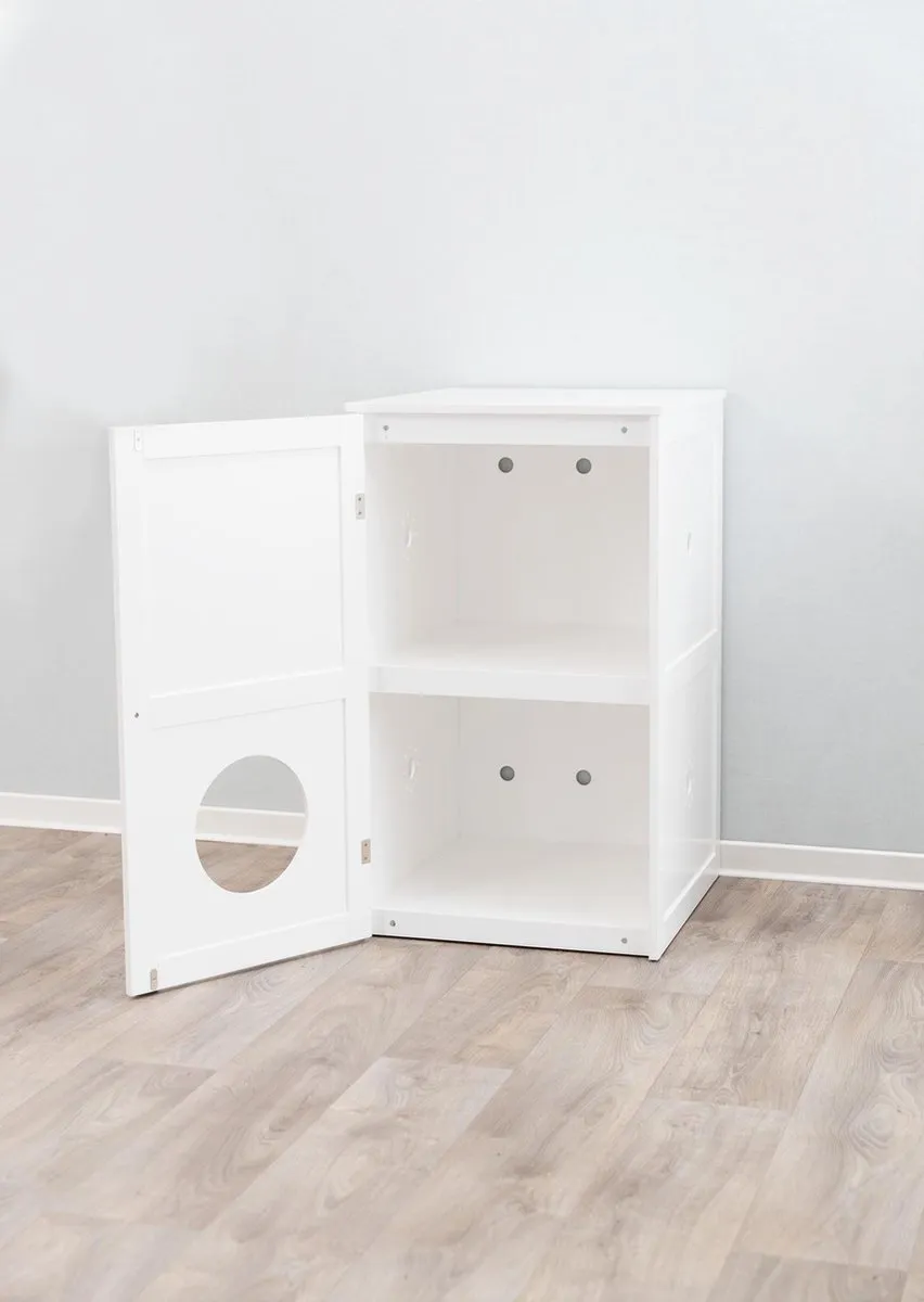 Trixie Kattenhuis 53x90x58cm - MDF - Wit - afbeelding 6 van 6