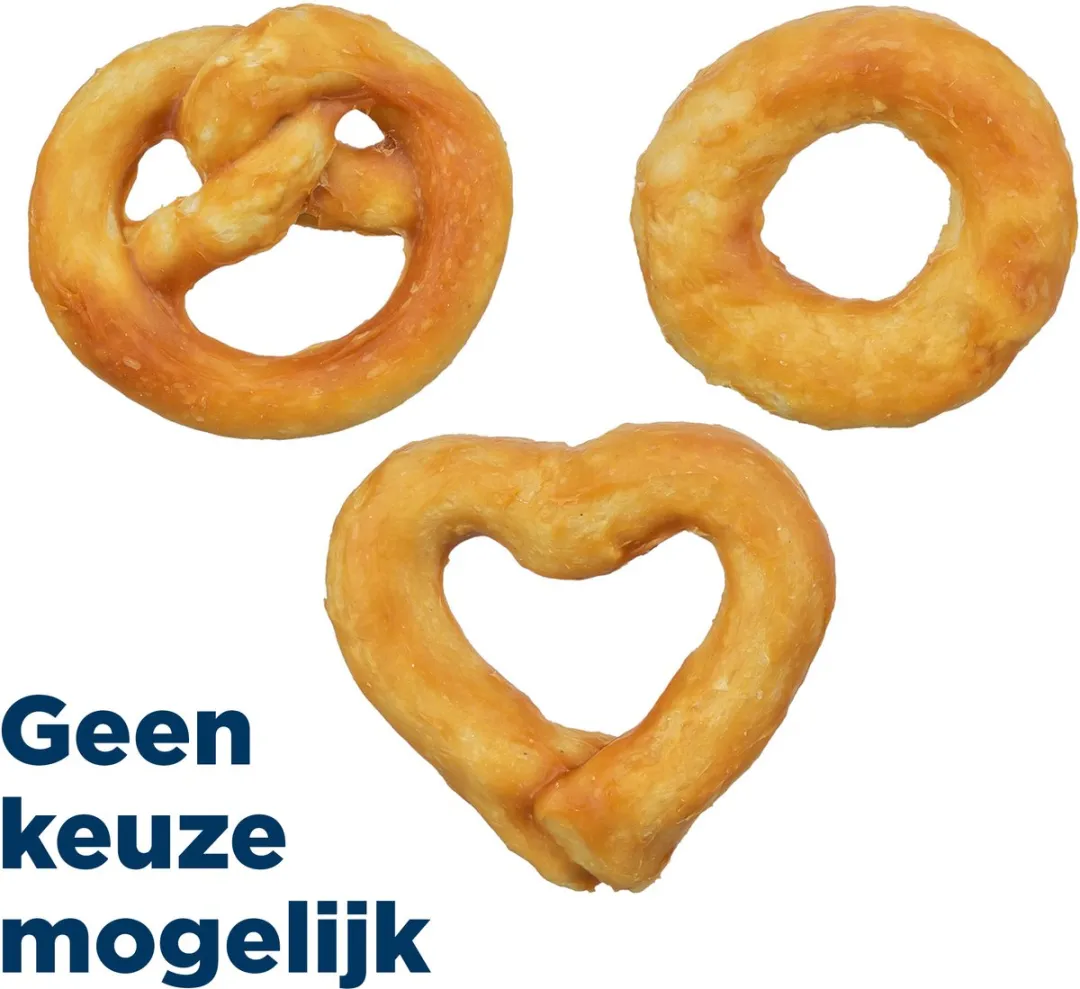 Trixie Mini Mix Pretzel/Hart/Ring - 90 Stuks