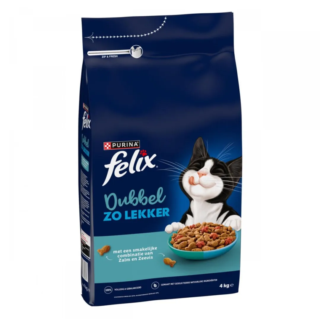 Felix Droogvoer Adult Zalm & Zeevis 4kg