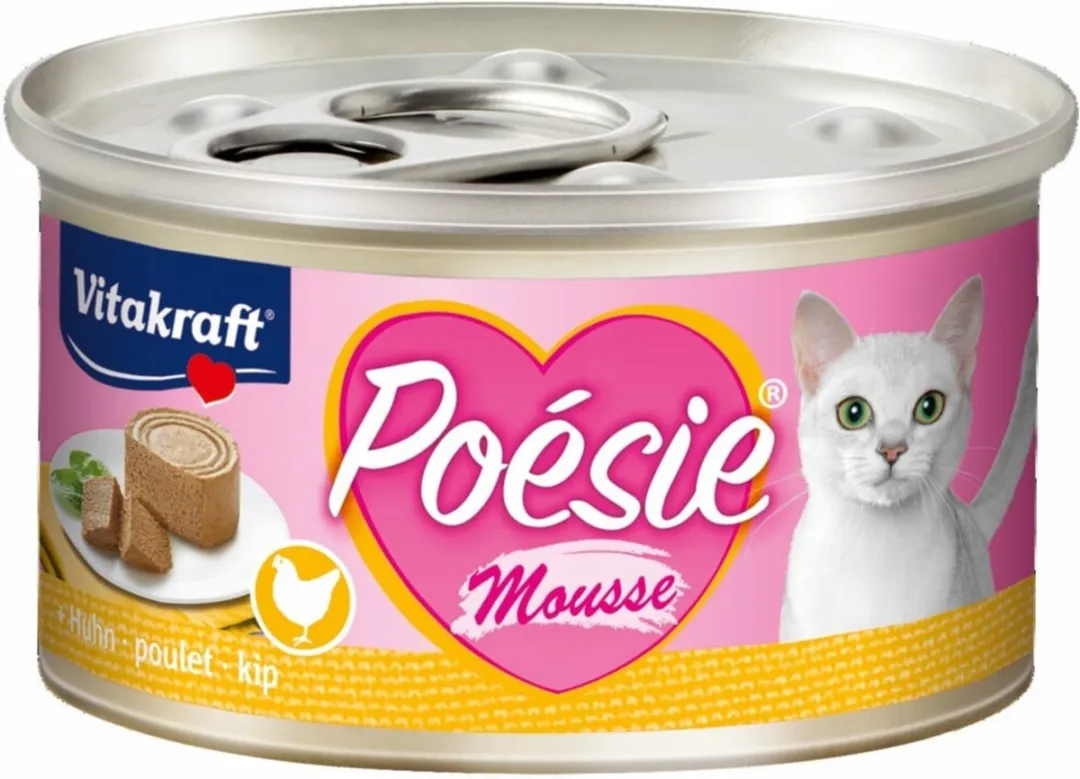 Vitakraft Poesie Mousse Kip Kattenvoer 85g