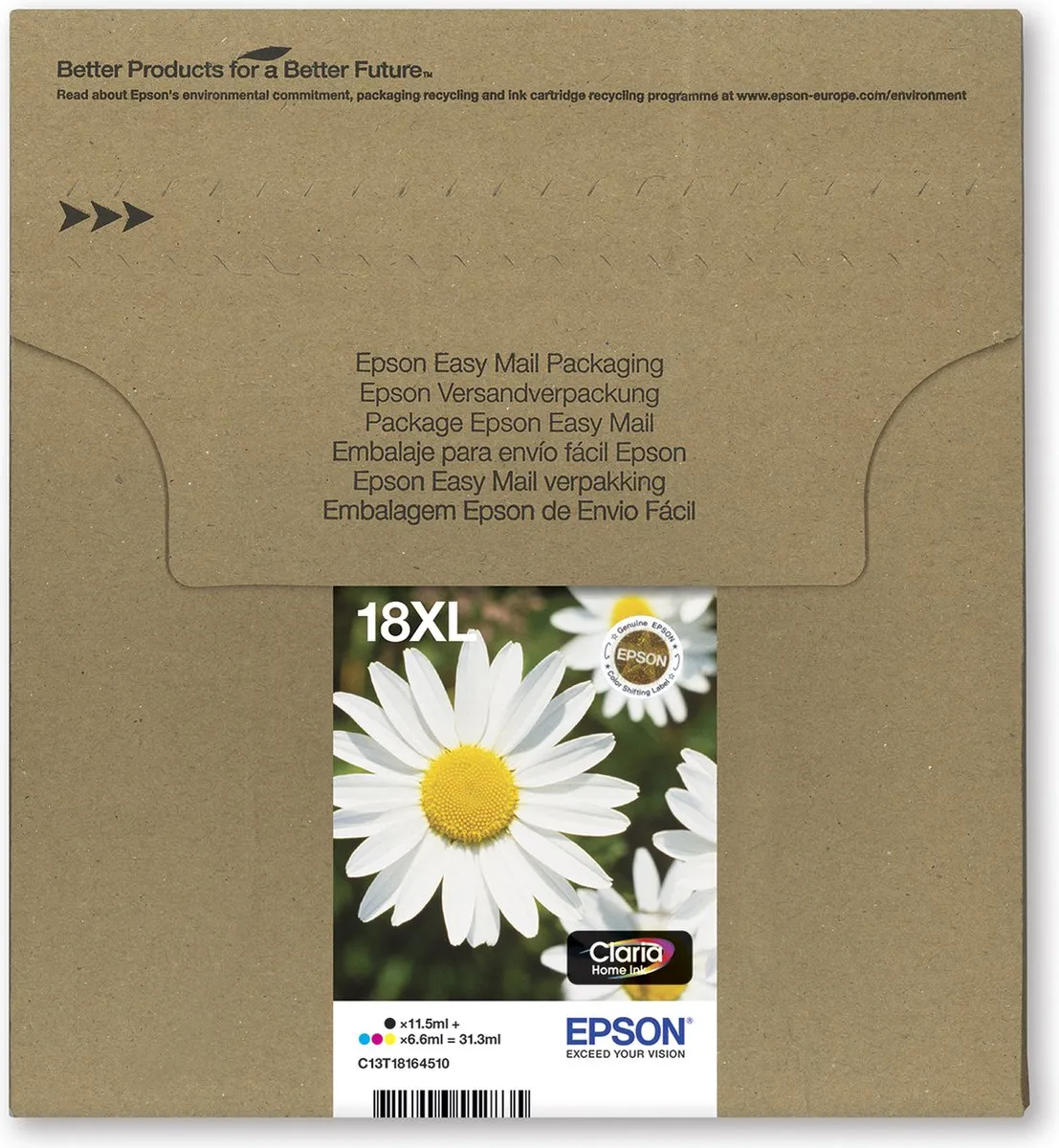 Epson Daisy Multipack 4-kleuren 18XL C13T18164511