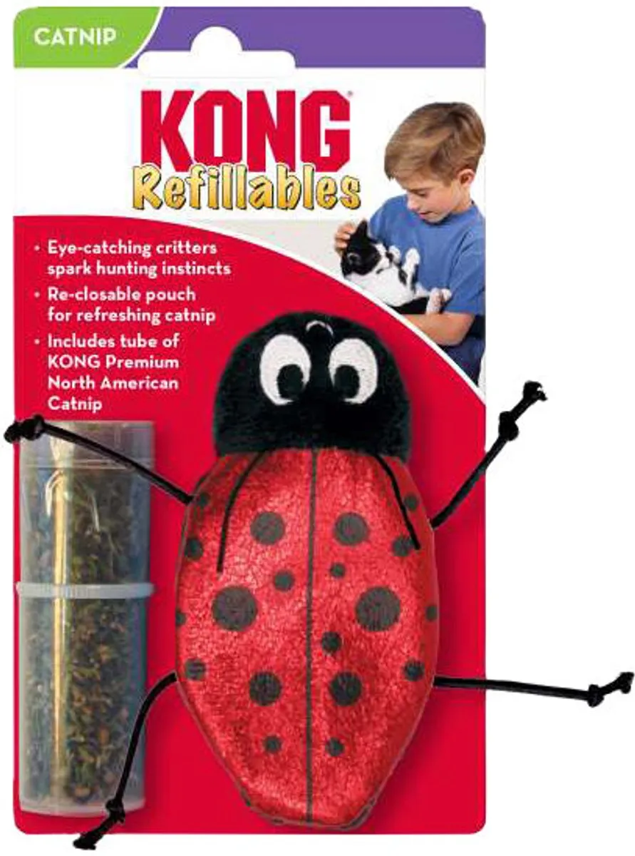 KONG Refillables Hummingbird Hervulbaar Kattenkruid - 10x12.5cm