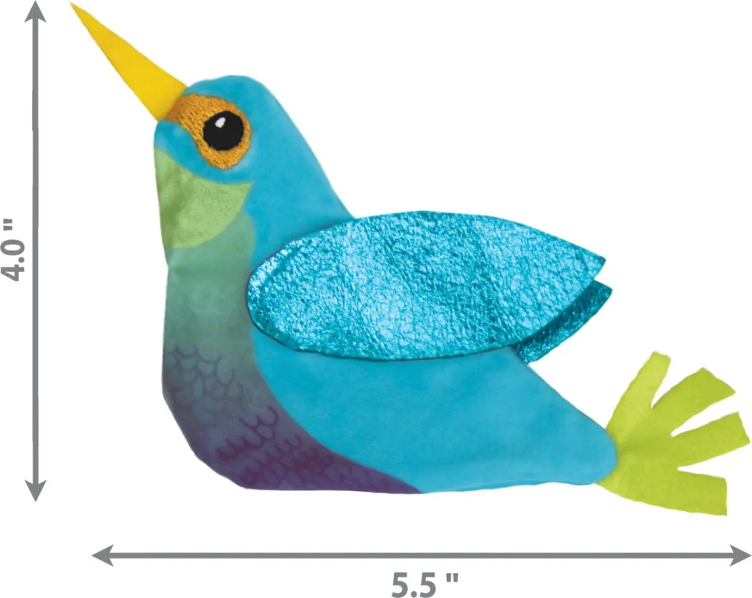 KONG Refillables Hummingbird Hervulbaar Kattenkruid - 10x12.5cm