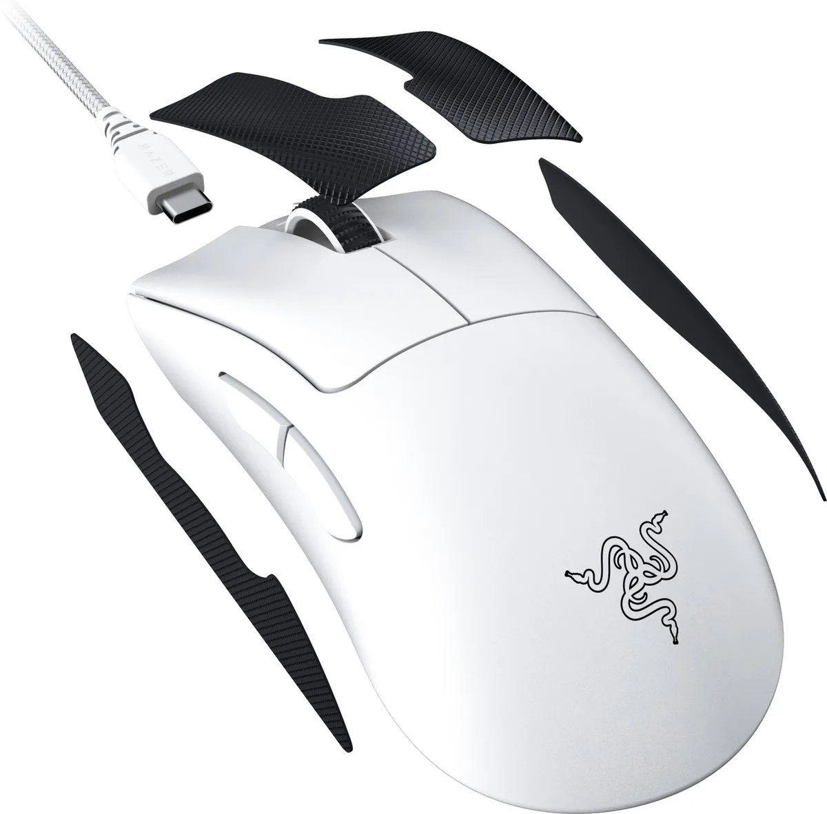Razer DeathAdder V3 Pro RZ01-04630200-R3G1 Gaming Muis - Wit