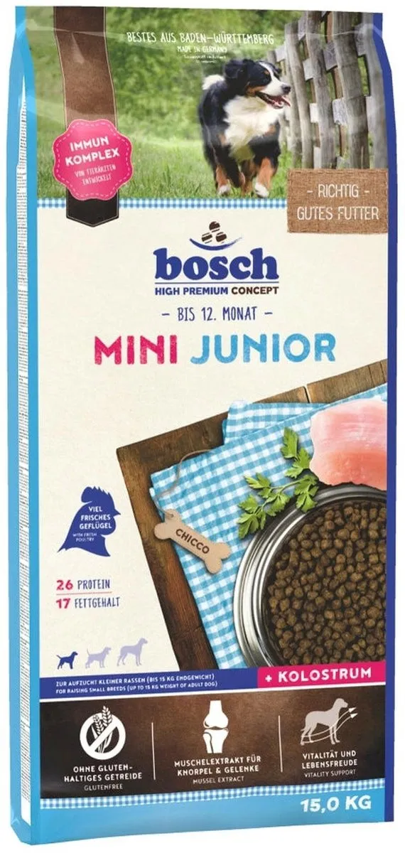 Bosch Mini Junior Hondenvoer 15kg