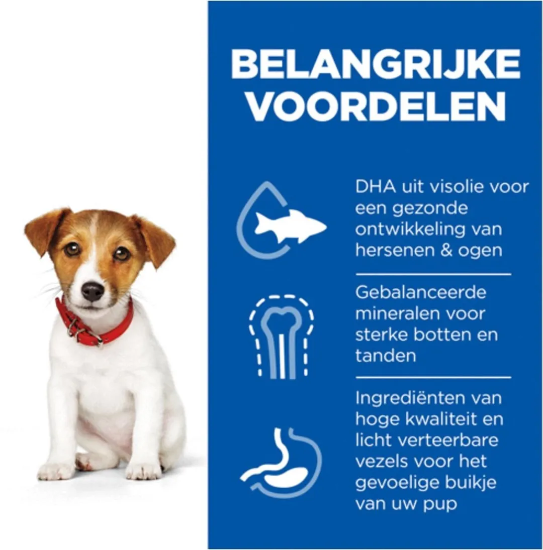 Hill's Canine Puppy Small & Mini Hondenvoer 3kg - Kip