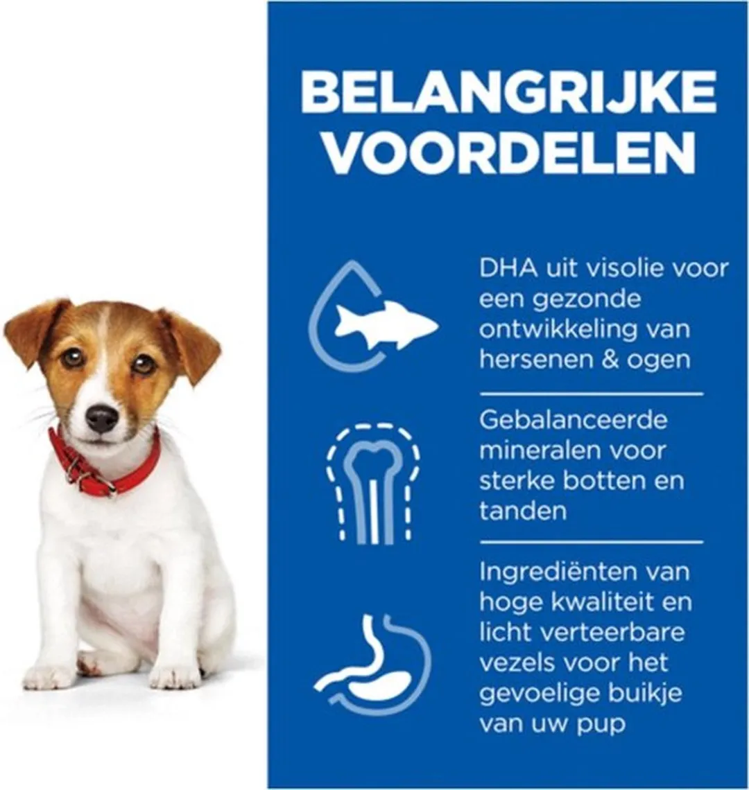 Hill's Canine Puppy Small/Miniature Hondenvoer Kip 6kg