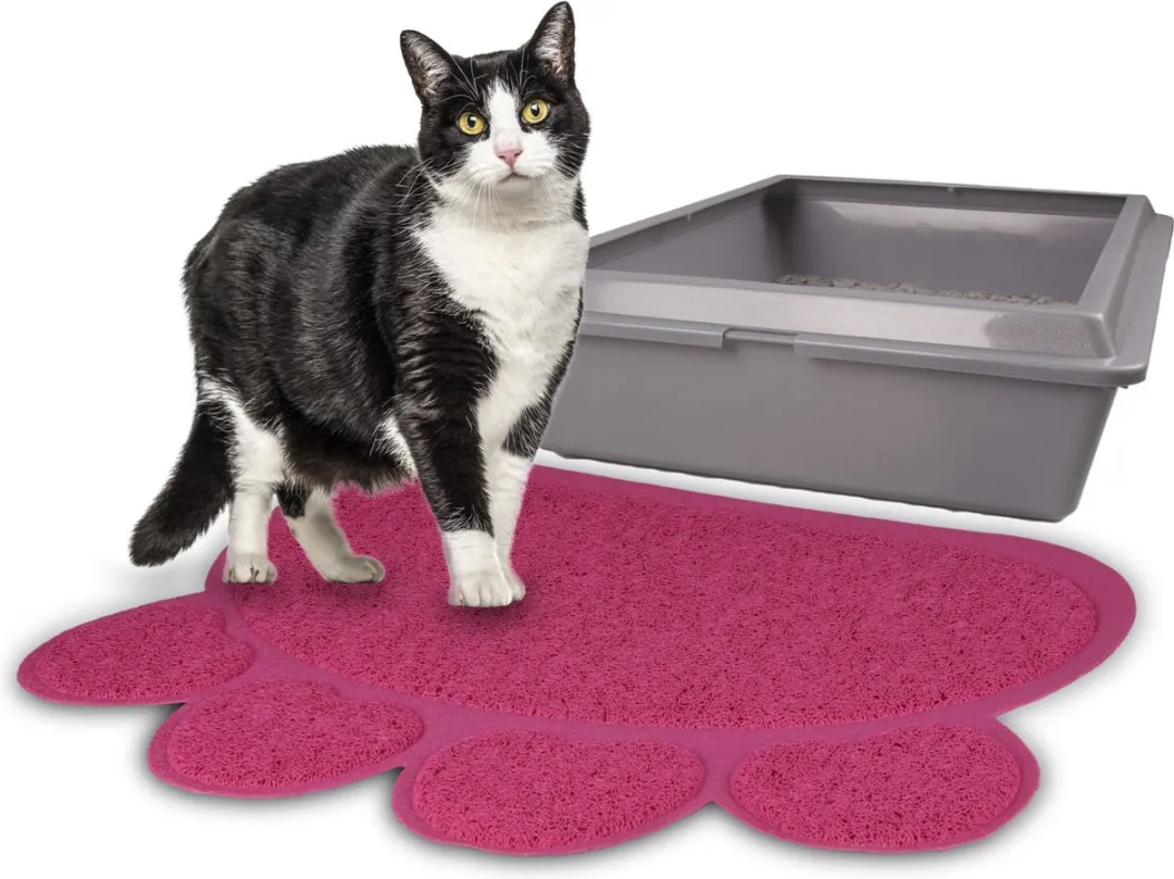 Flamingo Matti Pitou Kattenbakmat - 45x60cm - Fuchsia
