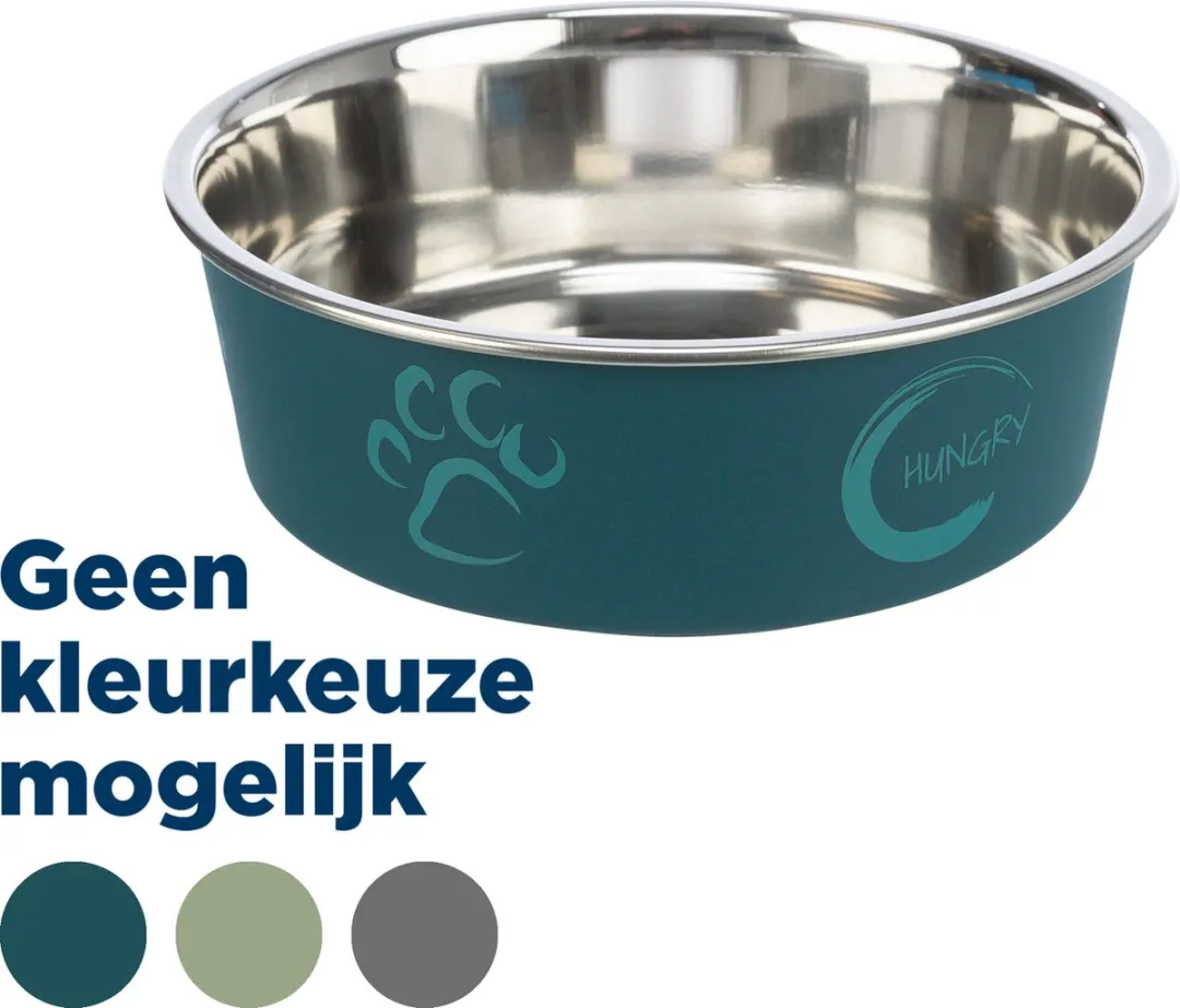 Trixie Voerbak Assorti RVS/Kunststof 17cm