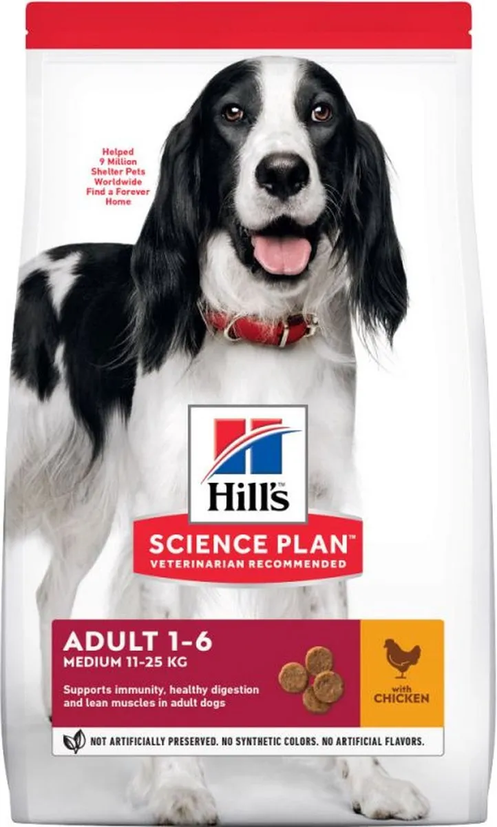 Hill's Canine Adult Medium Kip 12kg