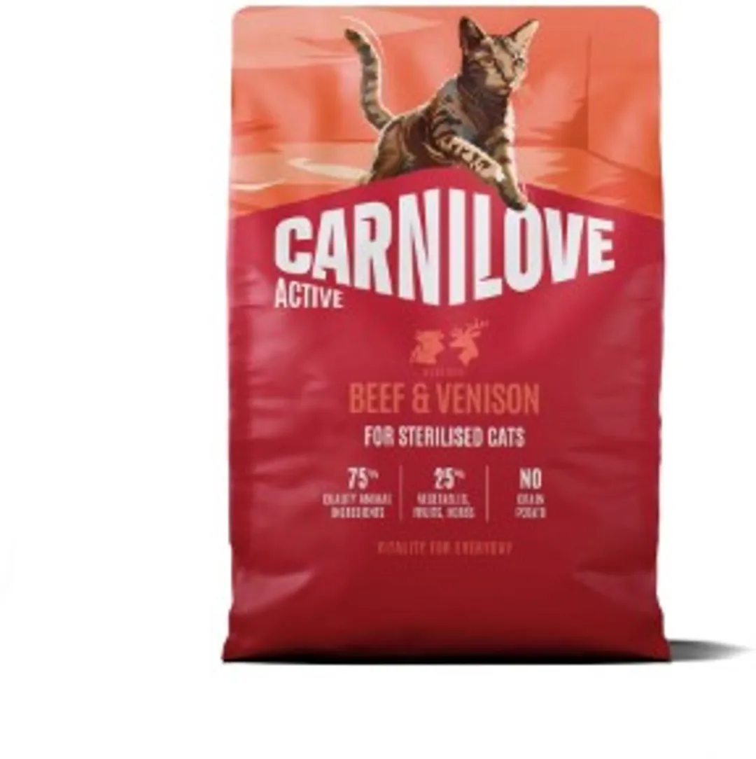 Carnilove Active Kat Rund & Hert 2kg