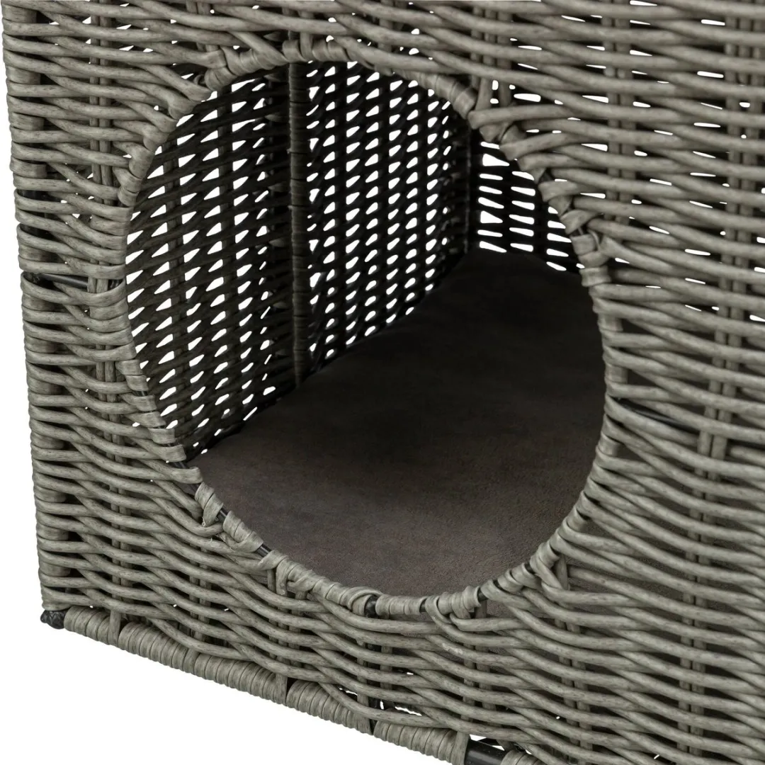 Trixie Amalia Hoekige Kattenmand - 37x35x57cm - Grijs