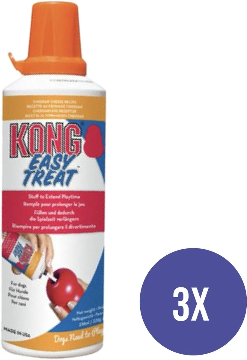 KONG Easy Treat Cheddar Hondenpasta - 2 Stuks