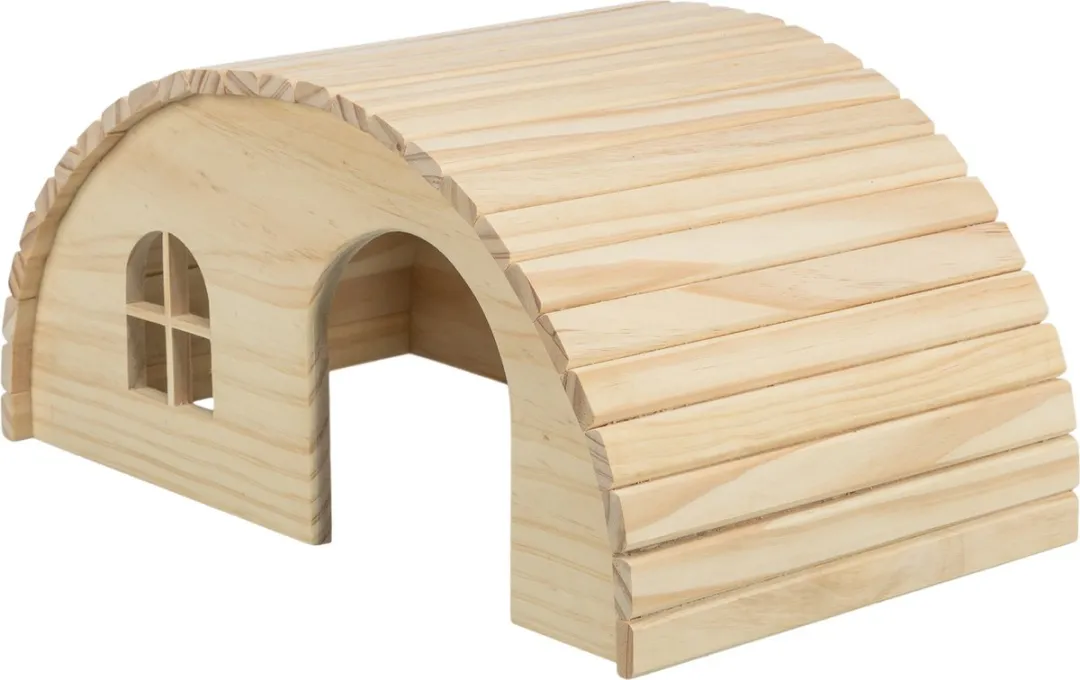 Trixie Hout Huis Dwergkonijn 42x25x20cm - Bruin