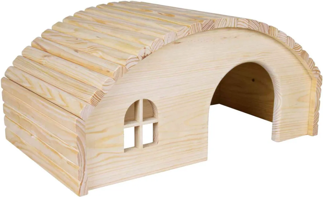 Trixie Hout Huis Dwergkonijn 42x25x20cm - Bruin