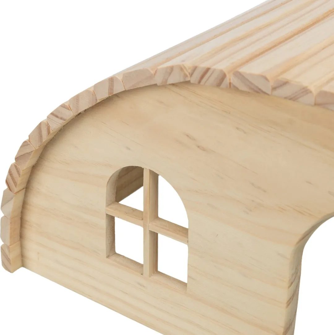 Trixie Hout Huis Dwergkonijn 42x25x20cm - Bruin