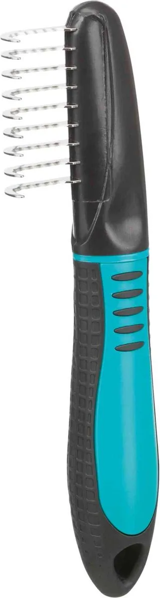 Trixie Hondenkam Ontvilter 18cm - Blauw - afbeelding 4 van 5