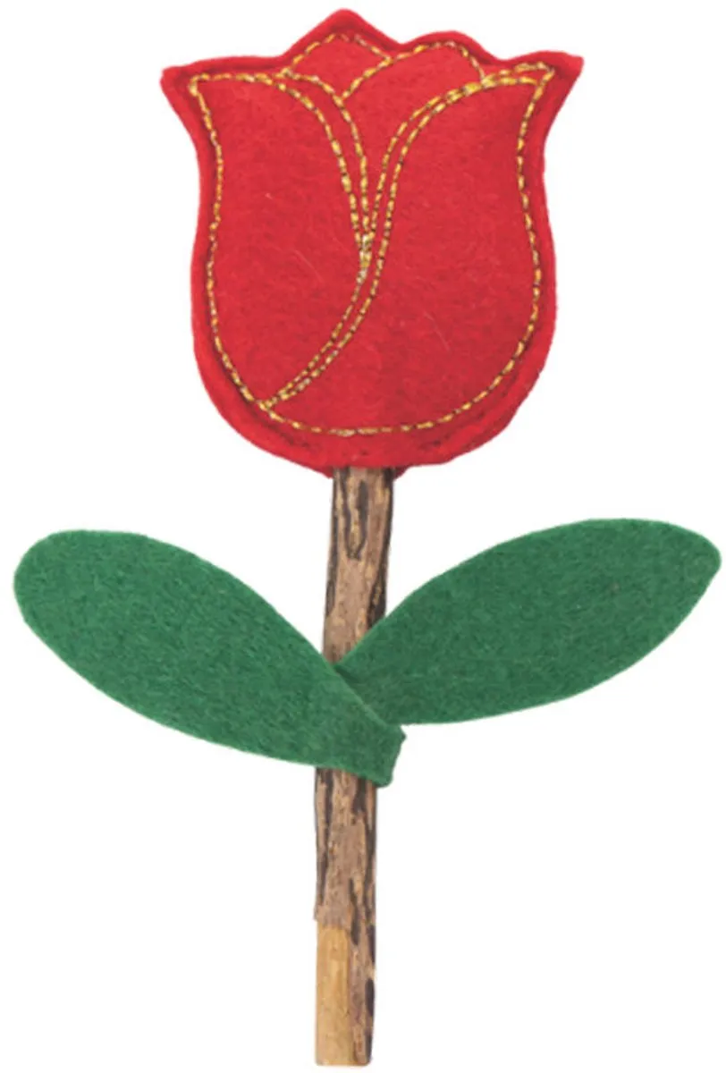 Beeztees Catnip & Matatabi Roos - Rood