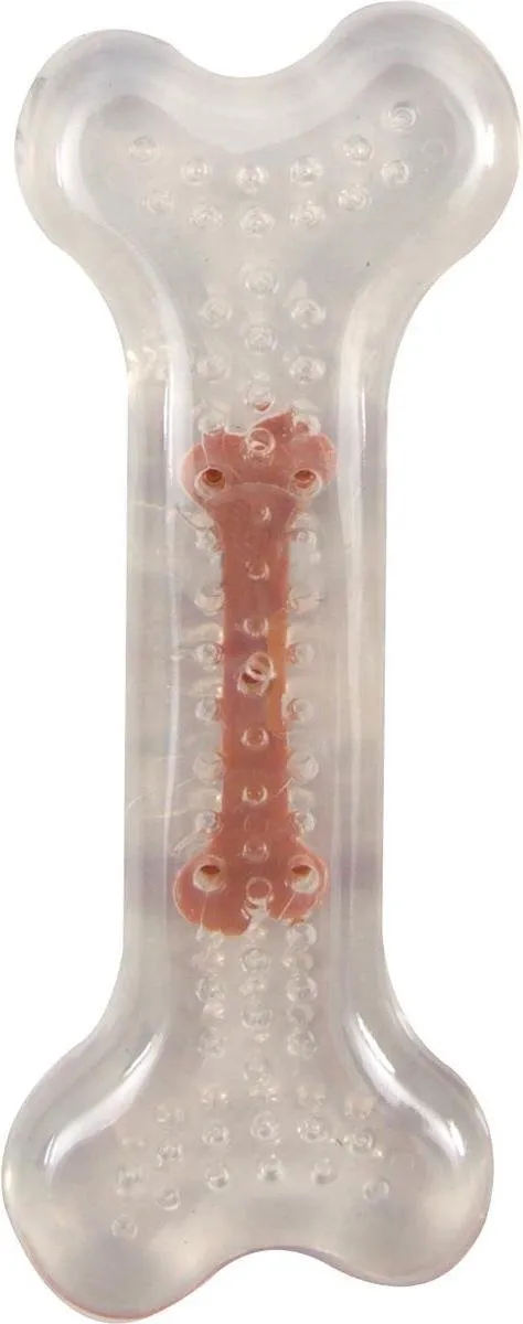 Flamingo TPR Been Transparant Chocoladesmaak 12cm