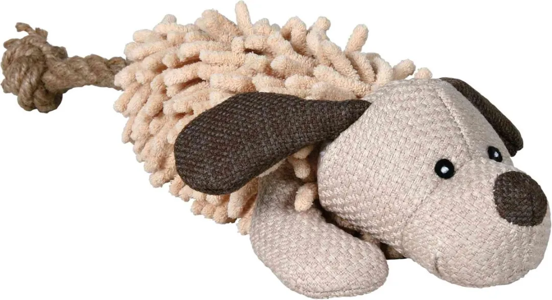 Trixie Hond met Touw Pluche 30cm