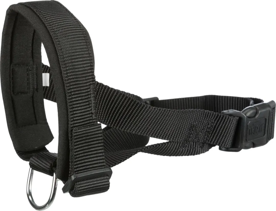 Trixie Snuitje Nylon Verstelbaar 20-30cm - Gevoerd met Neopreen - Zwart - afbeelding 4 van 6