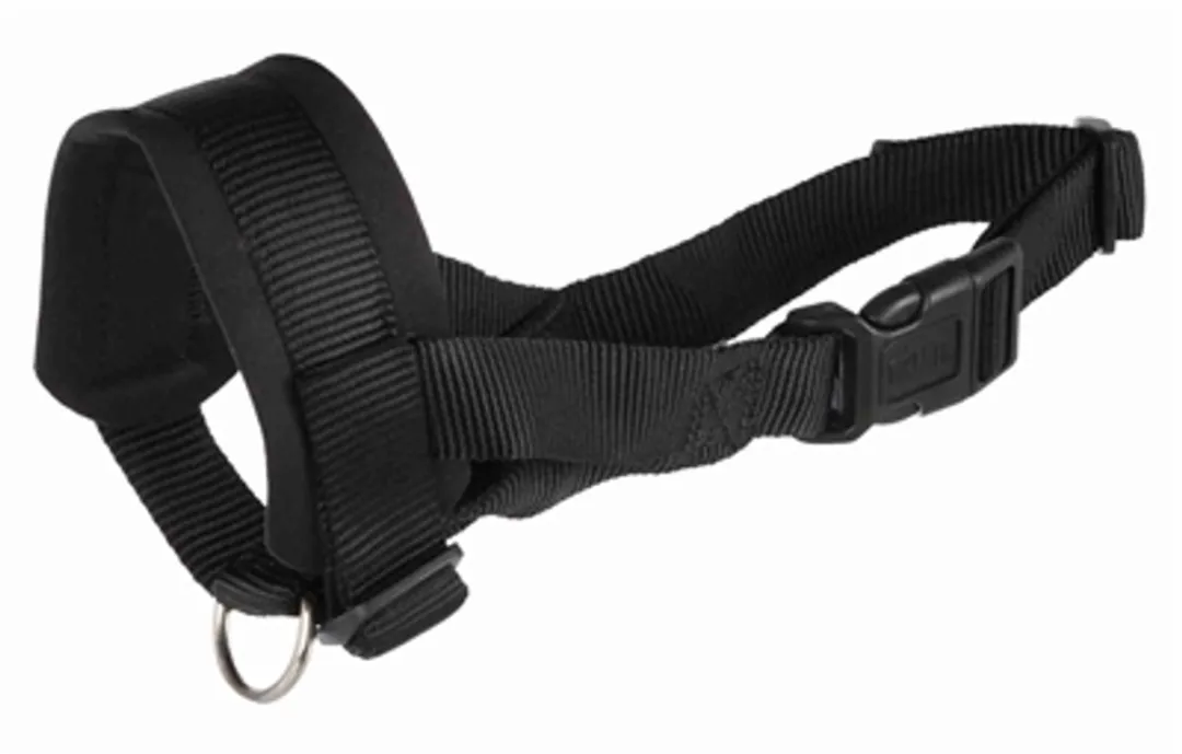 Trixie Snuitje Nylon Verstelbaar 20-30cm - Gevoerd met Neopreen - Zwart - afbeelding 2 van 6