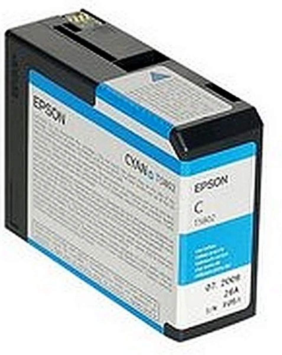 Epson T5802 C13T580200 Inktcartridge - 80ml Cyaan