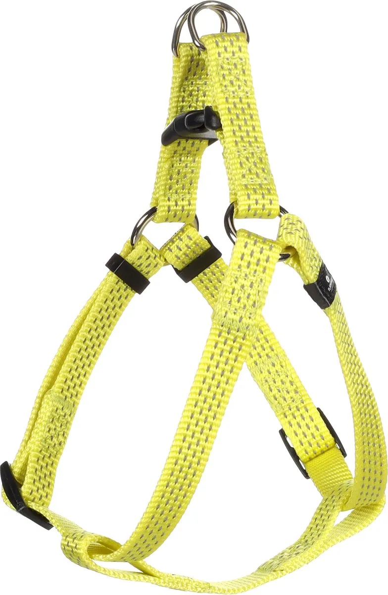 Flamingo Len Step&Go Hondenharnas Geel S 25-45cm