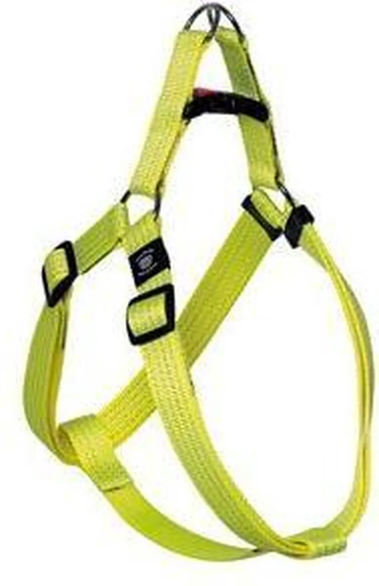 Flamingo Len Step&Go Hondenharnas Geel S 25-45cm - afbeelding 4 van 4