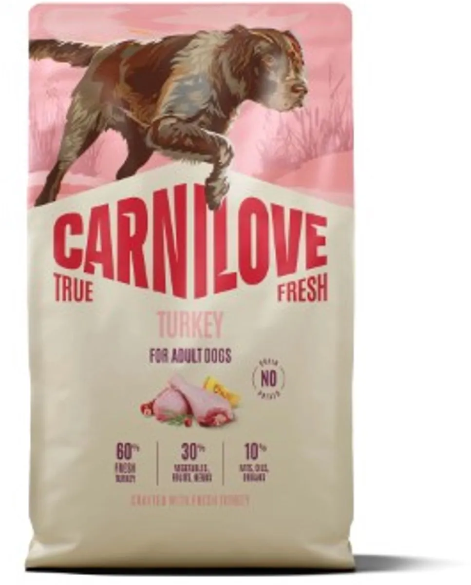 Carnilove True Fresh Hondenvoer Kalkoen 4kg