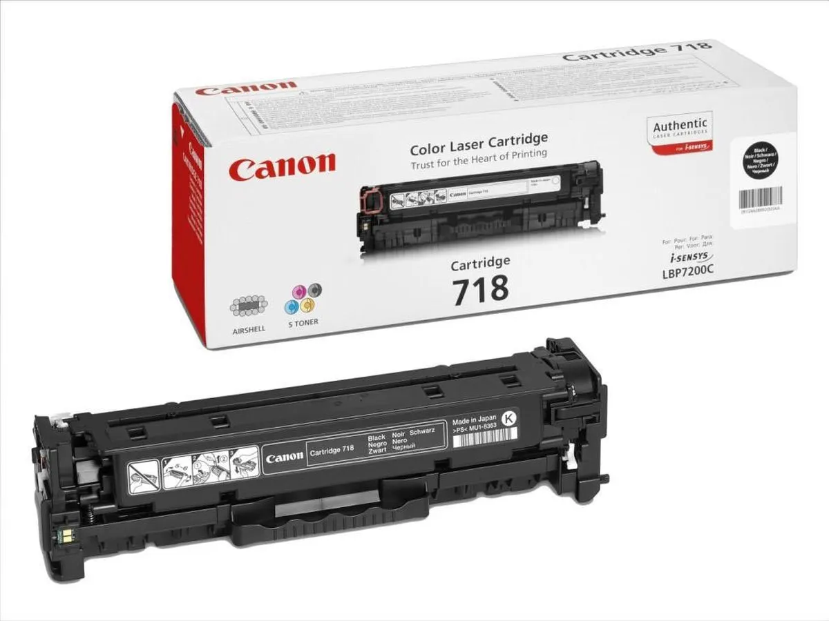 Canon 723H Tonercartridge 10.000 pagina's - Zwart